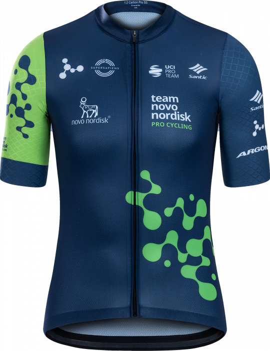 Santic - Tnn Racefit Jersey 2024 - Navy & tnn green