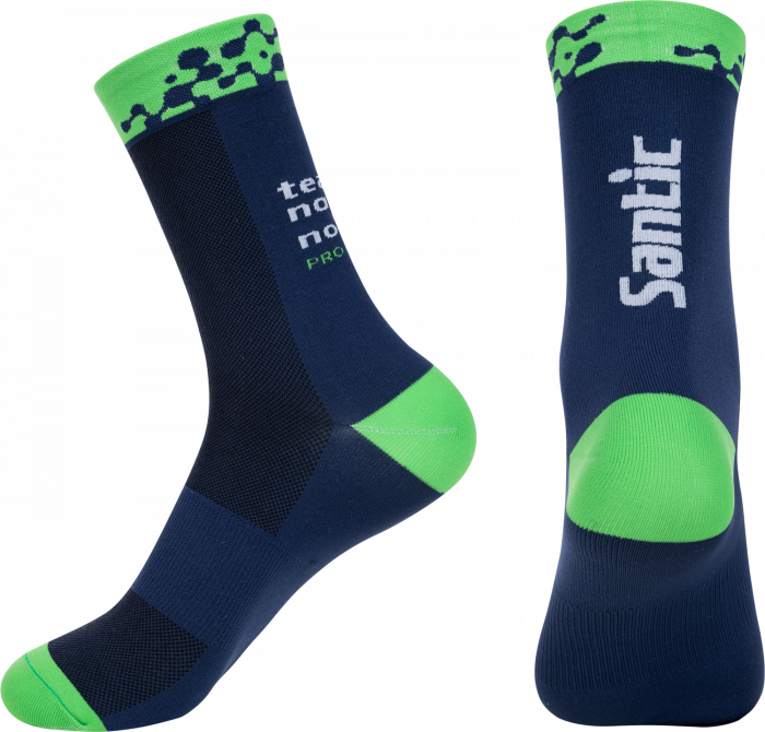 Santic - Tnn Bike Socks 2024 - Navy & tnn green